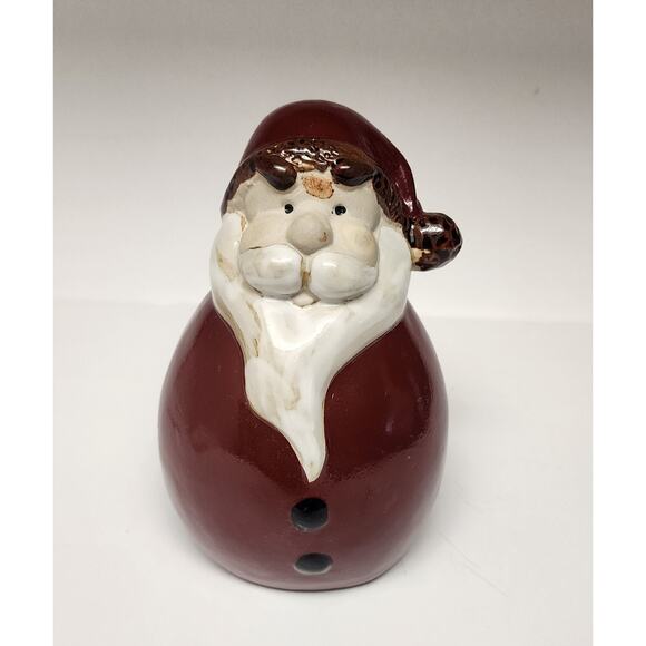 Santa Claus Ceramic Figure Glazed Tree Lots Of 2 - Picture 8 of 15